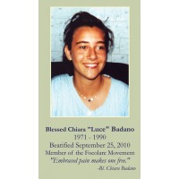50pk Blessed Chiara "Luce" Badano Bulk Prayer-Cards - (50 Pack)