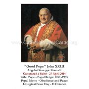 Blessed Pope John XXIII Canonization Holy Card (50 pack)