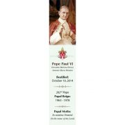 Commemorative Pope Paul VI Beatification Bookmarks (25 pack)