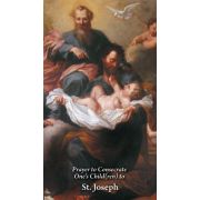 Consecration of One's Child to Saint Joseph Prayer Card (50 pack)