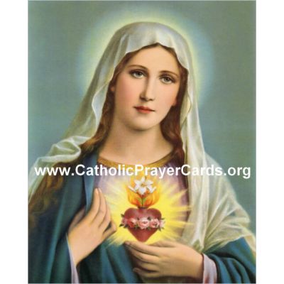 Consecration to the Immaculate Heart of Mary Prayer Card (50 pack) -  - PC-393