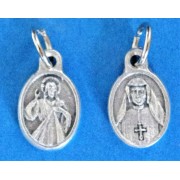 50pk Divine Mercy Patron Saint Bulk Prayer Charm//Medal/Pendant (50 pack)