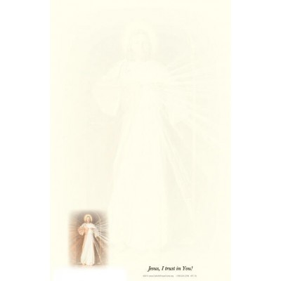Divine Mercy Catholic Stationery Spread the Faith 20 Sheets -  - ST-20