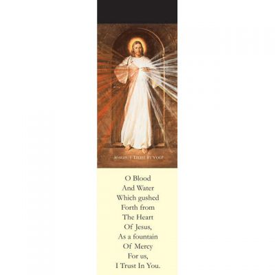 Divine Mercy Chaplet Bookmark (50 pack) -  - BKMK-1