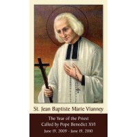 50pk English Year of the Priest Commemorative Bulk Prayer-Cards (50 pack) 50pk English Year of the Priest Commemorative Bulk Prayer-Cards (50 pack)