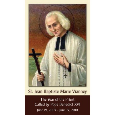 English Year of the Priest Commemorative Prayer Card (50 pack) - - PC-144 English Year of the Priest Commemorative Prayer Card (50 pack) - - PC-144