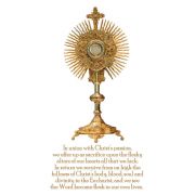 Eucharistic Adoration Prayer Card 50 Pack