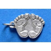 25pk Footprints Bulk Prayer Charm//Medal/Pendant (25 Pack)