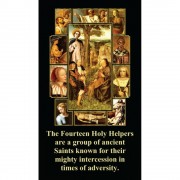 50pk Fourteen Holy Helpers Bulk Prayer-Cards (50 pack)