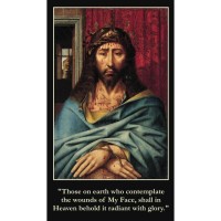 50pk Golden Arrow / Holy Face Bulk Prayer-Cards (50 pack)