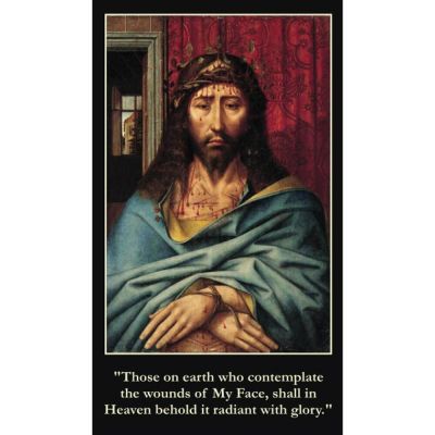 Golden Arrow / Holy Face Prayer Card (50 pack) -  - PC-214