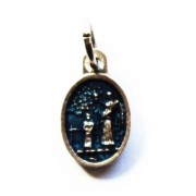 25pk Guardian Angel Blue Patron Saint Bulk Prayer Charm//Medal/Pendant (25 pack)