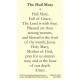 Hail Mary Prayer Card (50 pack) -  - PC-392