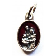 25pk Holy Family Red Patron Saint Bulk Prayer Charm//Medal/Pendant (25 pack)