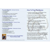50pk How to Pray the Rosary Fold-over Bulk Prayer-Cards (50 pack)