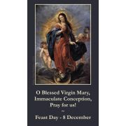 Immaculate Conception Prayer Card (50 pack)