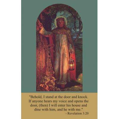 Jesus Knocking Prayer Card (50 pack) -  - PC-132