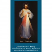 50pk Jubilee Year of Mercy - Divine Mercy Chaplet Bulk Prayer-Cards (50 pack)
