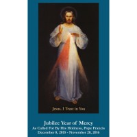 50pk Jubilee Year of Mercy - Divine Mercy Chaplet Bulk Prayer-Cards (50 pack)