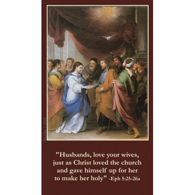 Love Your Wife Prayer Card (50 pack) - - PC-227 Love Your Wife Prayer Card (50 pack) - - PC-227