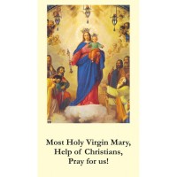50pk Mary Help of Christians Bulk Prayer-Cards (50 pack)