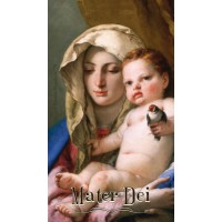 50pk Mater Dei - Marian Dogma Bulk Holy Prayer-Card (50 pack)