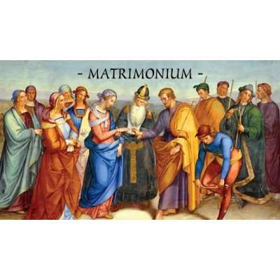 Matrimonium Prayer Card (50 pack) - - PC-555 Matrimonium Prayer Card (50 pack) - - PC-555
