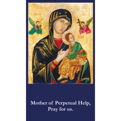 Mother Of Perpetual Help Prayer Card (50 pack) - - PC-584 Mother Of Perpetual Help Prayer Card (50 pack) - - PC-584