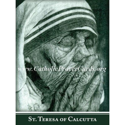 Mother Teresa Commemorative Series Canonization Holy Card 50pk -  - PC-559
