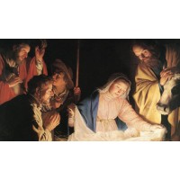 50pk Nativity / Advent / Christmas Bulk Prayer-Cards (50 pack)