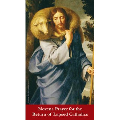 Novena Prayer for the Return of Lapsed Catholics Holy Card (50 pack) -  - PC-473