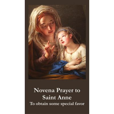 Novena to Saint Anne Prayer Card (50 pack) -  - PC-587
