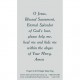 Oh Jesus, Blessed Sacrament Prayer Card (50 pack) -  - PC-535