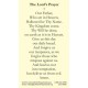 Our Father Prayer Card (50 pack) - - PC-390 Our Father Prayer Card (50 pack) - - PC-390