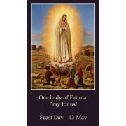 Our Lady of Fatima Prayer Card (50 pack)