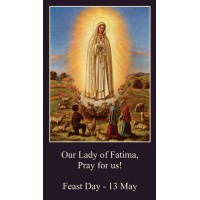50pk Our Lady of Fatima Bulk Prayer-Cards (50 pack)