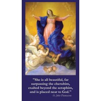 50pk Our Lady of the Assumption Bulk Prayer-Cards (50 pack)