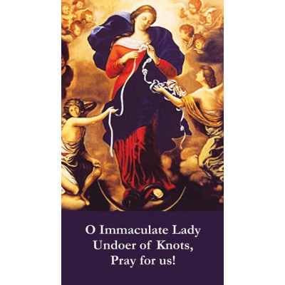 Our Lady Undoer of Knots Prayer Card (50 pack) - - PC-316 Our Lady Undoer of Knots Prayer Card (50 pack) - - PC-316