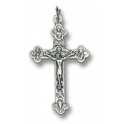 Oxidized Metal 1.5 inch Liturgy Crucifix (50 pack) -  - C-16