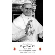 50pk Pope Paul VI Bulk Prayer-Cards (50 pack) 50pk Pope Paul VI Bulk Prayer-Cards (50 pack)