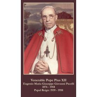 50pk Pope Pius XII Social Justice Bulk Prayer-Cards (50 pack)