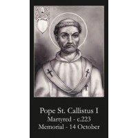 50pk Pope Saint Callistus I Bulk Prayer-Cards (50 pack)