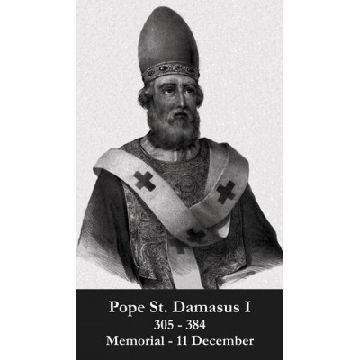 Pope Saint Damasus I Prayer Card (50 pack) -  - PC-402