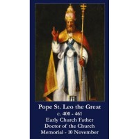 50pk Pope Saint Leo the Great Bulk Prayer-Cards (50 pack)