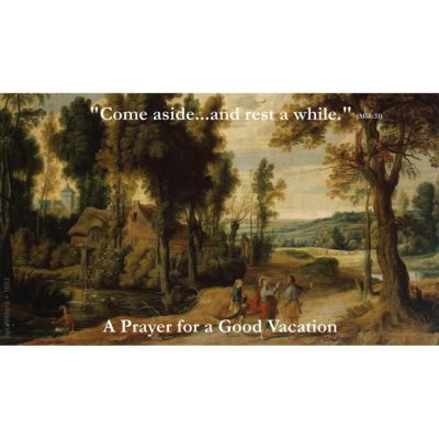 Prayer for a Good Vacation Holy Card (50 pack) -  - PC-303