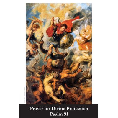 Prayer for Divine Protection - Psalm 91 Holy Card (50 pack) -  - PC-413L