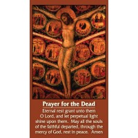 50pk Prayer for the Dead Bulk Holy Prayer-Card (50 pack)