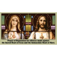 Prayer of Reparation to the Hearts of Jesus & Mary Bulk Holy Prayer-Card 50pk Prayer of Reparation to the Hearts of Jesus & Mary Bulk Holy Prayer-Card 50pk