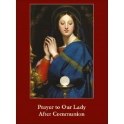 50pk Prayer to Our Lady After Communion Bulk Holy Prayer-Card (50 pack)