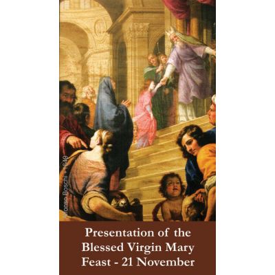 Presentation of Mary Prayer Card (50 pack) -  - PC-401